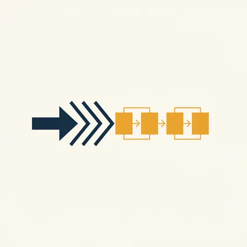Diagram showing one transaction automatically updating four accounts simultaneously