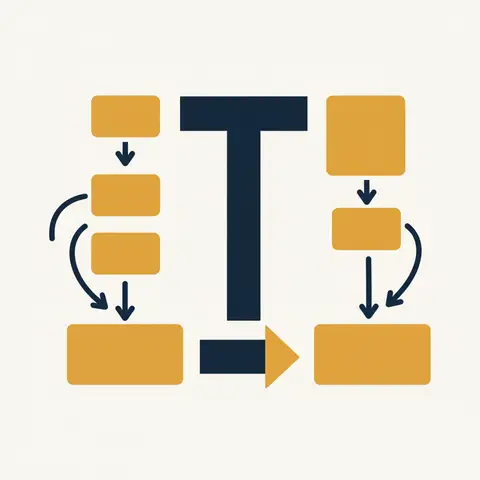 Diagram of a Trading Account T-format showing left side costs and right side sales, with gross profit as the balancing figure.