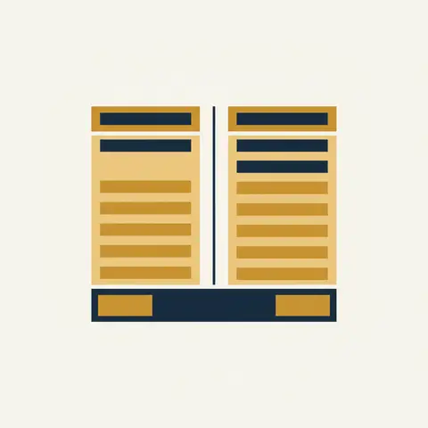 A simple Trial Balance table with equal debit and credit totals