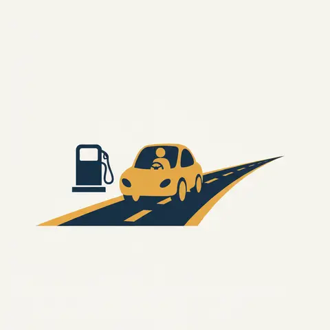Diagram showing a government scheme as fuel and the entrepreneur as the driver steering the business toward growth