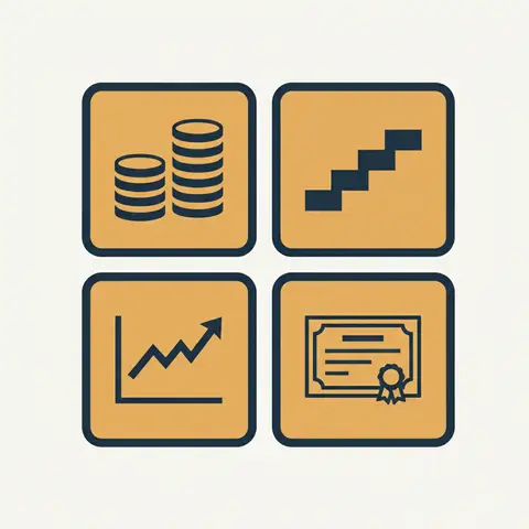 Grid showing the four methods of redeeming debentures: lump sum, instalments, open market, and conversion.