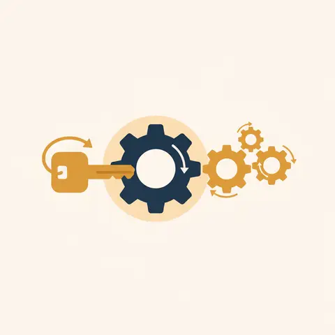 Diagram showing how directing acts as an ignition key that sets the management engine into motion
