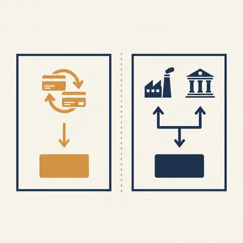Sorting diagram distinguishing remittances in the Current Account from investments and loans in the Capital Account
