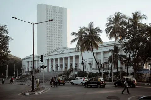 The Reserve Bank of India building in Mumbai