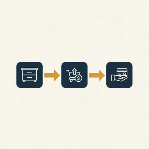 Flow diagram showing the relationship between drawer, drawee, and payee in a bill of exchange