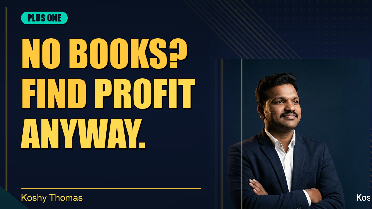 Find Profit Without Books in 7 Minutes